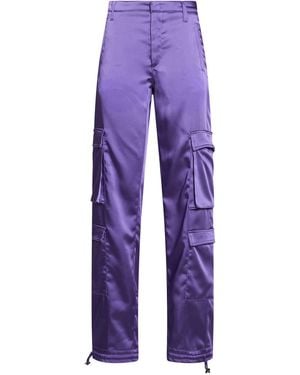 Dondup Trousers Polyester, Elastane - Purple