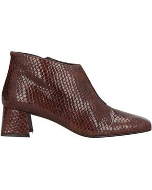 Zinda Ankle Boots Leather - Brown