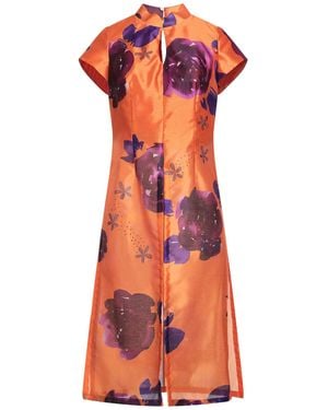 CAMILLA Top Polyester - Orange