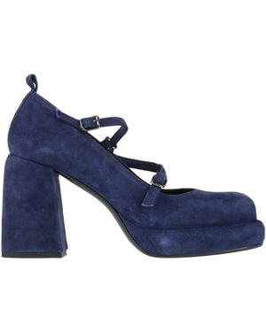 POESIE VENEZIANE Midnight Court Shoes Leather - Blue