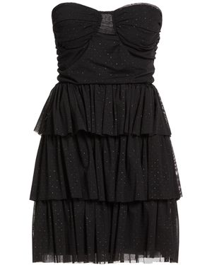 LAMADAMENUIT Mini Dress Polyamide - Black