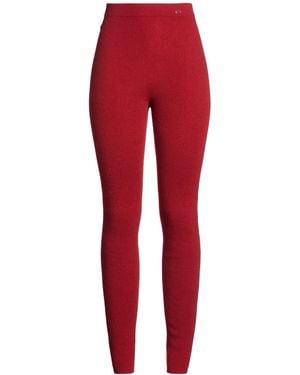 Agnona Trousers Cashmere - Red