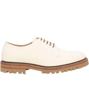 Brunello Cucinelli Lace-Up Shoes Leather - White