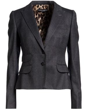 Dolce & Gabbana Blazer Virgin Wool, Elastane - Black
