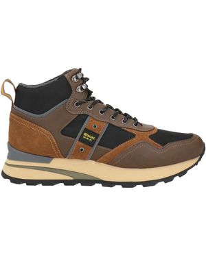Blauer Sneakers - Braun