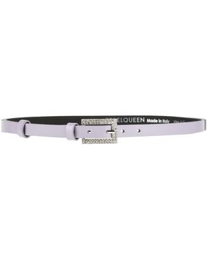 Rebel Queen Belt Leather - White