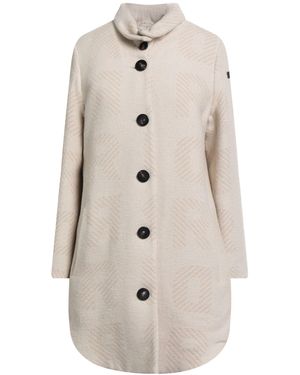 Rrd Sand Coat Wool, Polyester - Natural