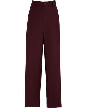 Xandres Pants Recycled Polyester, Viscose, Wool, Elastane - Purple