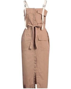 8pm Midi Dress Cotton - Natural