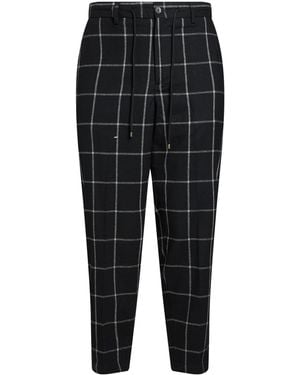 Briglia 1949 Pants Virgin Wool, Viscose, Polyester, Elastane - Black