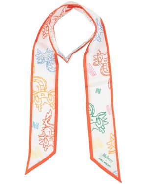 Mulberry X Mira Mikati -- Scarf Silk - White