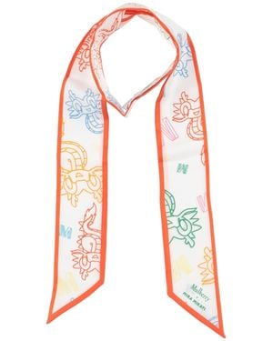 Mulberry X Mira Mikati -- Scarf Silk - White