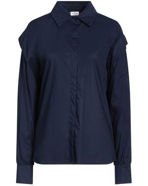 Rebel Queen Midnight Shirt Cotton, Elastane - Blue