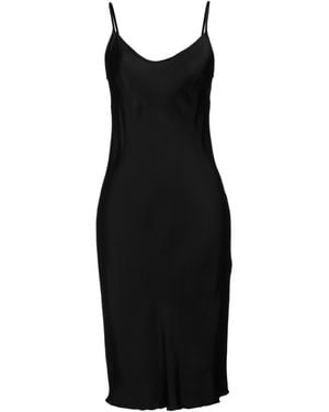 SKILLS & GENES Vestido midi - Negro