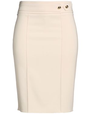 Rinascimento Midi Skirt Polyester, Elastane - Natural