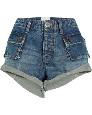 One Teaspoon Shorts Jeans - Blu