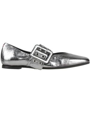 Halmanera Ballet Flats Leather - White