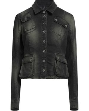 Masnada Jeansjacke/-Mantel - Schwarz