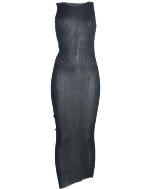 【Maison Margiela】 Polo Midi Dress Maison Margiela Midi Polo Dress in Black | Lyst