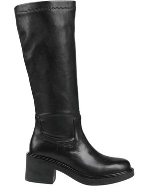Emanuélle Vee Boot Calfskin - Black