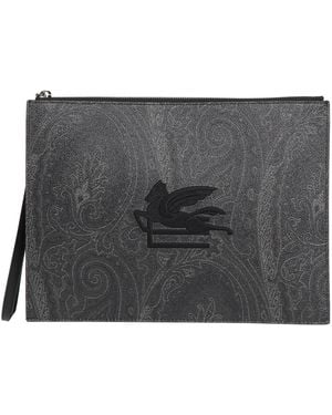 Etro Clutch Cotton, Polyester - Black