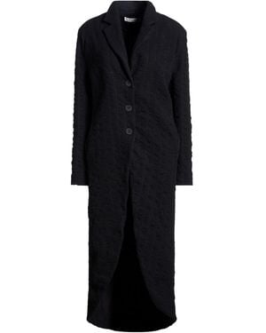 Nostrasantissima Coat Cotton, Virgin Wool, Wool, Polyamide - Black