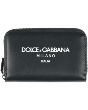 Dolce & Gabbana Wallet Calfskin - Black