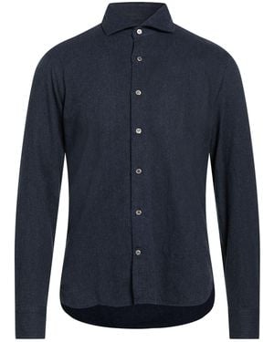 Orian Midnight Shirt Cotton - Blue