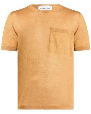 Amaranto Camel T-Shirt Hemp - Orange