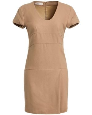 Grifoni Mini Dress Wool, Polyester, Elastane - Natural