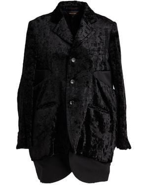 Comme des Garçons Jacket Rayon, Polyester - Black
