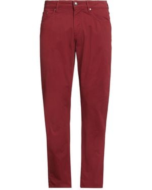 Hackett Earth Trousers Cotton, Elastane - Red