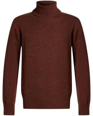 Altea Light Turtleneck Virgin Wool, Cashmere - Brown