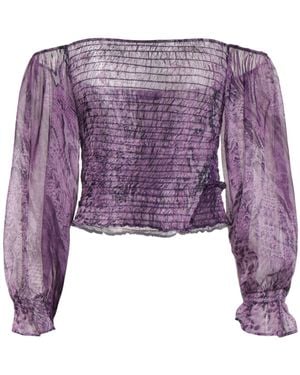 Liu Jo Top Silk, Viscose - Purple