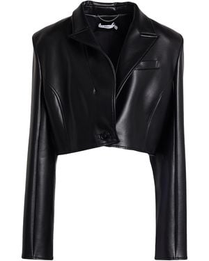 Safiyaa Blazer Polyester, Cotton - Black