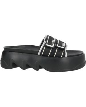 Le Silla Sandals Textile Fibers - Black