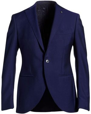 Luigi Bianchi Blazer Wool, Mohair Wool - Blue