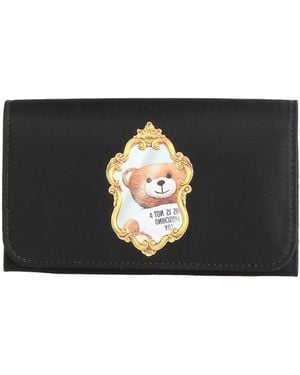 Moschino Crossbody Wallet - Black