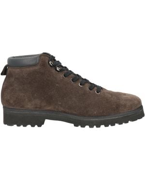 Pànchic Khaki Ankle Boots Leather - Brown