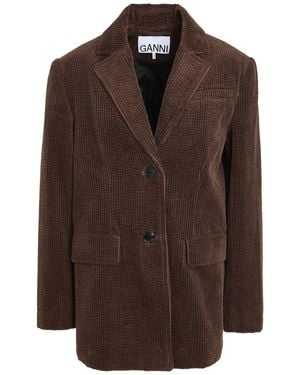 Ganni Blazers - Brown