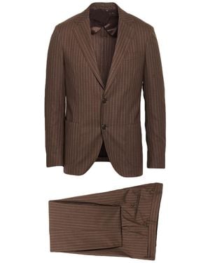Lardini Suit Wool - Brown