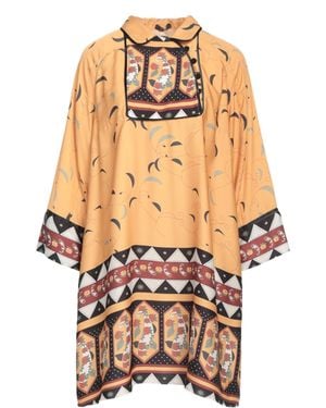 Hanita Marigold Mini Dress Polyester - Yellow