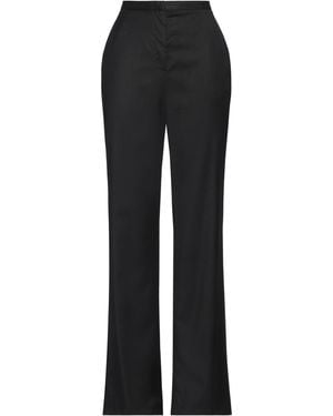 Fabiana Filippi Trousers Virgin Wool, Polyamide, Elastane - Black