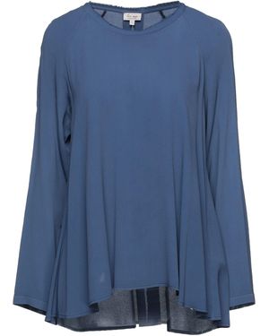 HER SHIRT HER DRESS Top - Blue