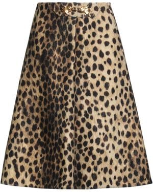 Valentino Garavani Midi Skirts - Brown