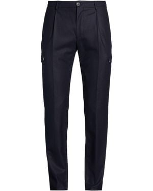 Tagliatore Midnight Trousers Virgin Wool - Blue