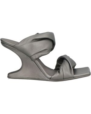 Rick Owens Sandals - Metallic