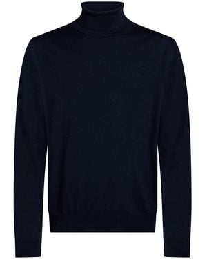 Tagliatore Turtleneck Virgin Wool - Blue
