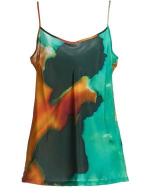 Roberto Collina Top Silk - Green