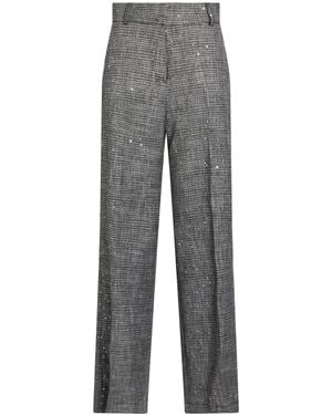 ACTUALEE Pants Polyester, Viscose, Elastane, Metal Fiber - Gray